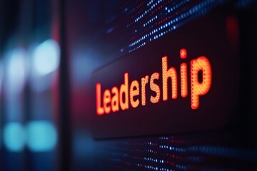 Obraz premium Illuminating Leadership: A Bold Vision