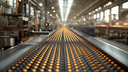 Conveyor Belt in a Factory