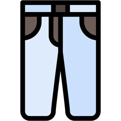 Vector Icon Pants, Trousers, Winter Clothes, Clothes, Garment