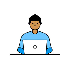 Business meeting on office vector illustration