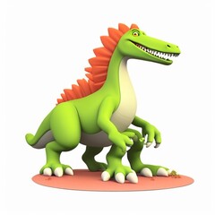 Naklejka premium Cute Stegosaurus Icon Material - Add a touch of fun and creativity to your designs