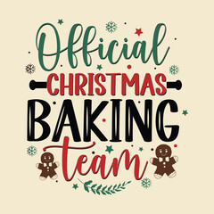 Christmas Baking SVG Design, Pot holder SVG Design, Baking season, Official cookie tester, Baking Crew