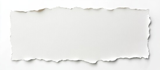 Torn Square Paper Texture with Ripped Edges