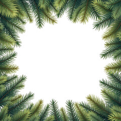 Pines border transparent background