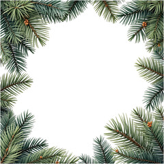 Pines border transparent background