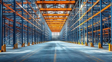 Capacity Shipping System, Selective Focus on Empty Racking System in Under-Construction Warehouse