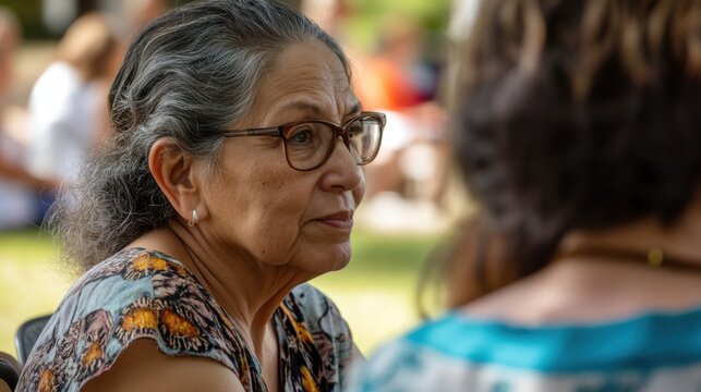 A neighborhood gathering where residents of diverse faiths come together for an interfaith dialogue, Building bridges and understanding across religious differences, photography style