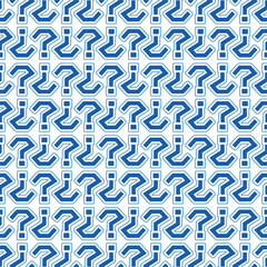 Question mark texture. Question marks seamless vector background.