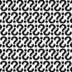 Question mark texture. Question marks seamless vector background.