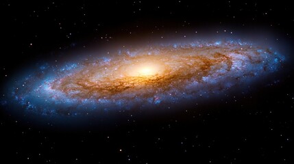 Obraz premium Spiral Galaxy in Deep Space