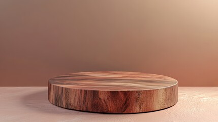 Wooden Podium Mockup.