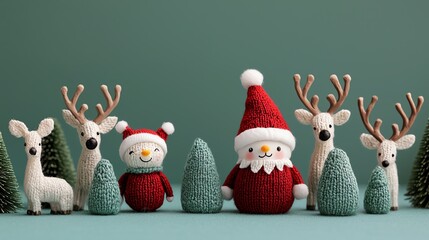 Whimsical nursery Christmas decor, with magical characters like elves and snowy animals, nursery christmas decor, christmas whimsical