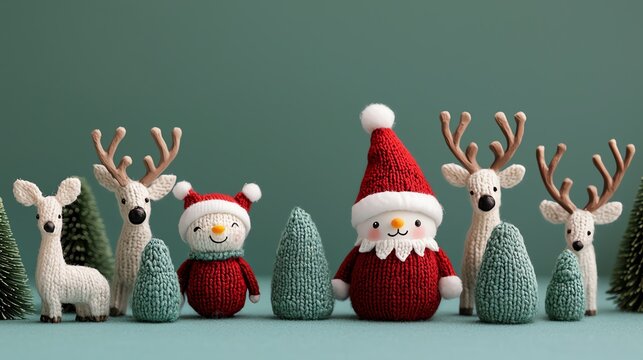 Whimsical nursery Christmas decor, with magical characters like elves and snowy animals, nursery christmas decor, christmas whimsical