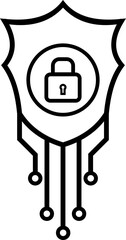 Cyber Security Icon