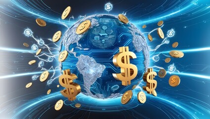 Abstract Representation of Global Finance