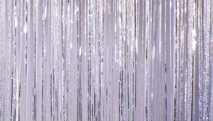 Obraz premium 銀色ストライプのキラキラしたグリッターテクスチャー背景