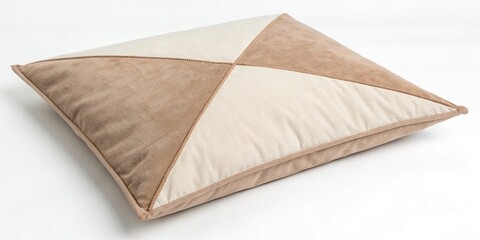 Light Brown and Taupe Soft Triangular Shape, warm textures, rustic style, taupe accents, light brown background