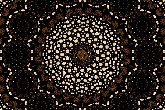 mandala design illustration for background