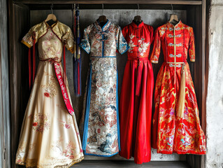 Explore Traditional Chinese Attire Qipaos and Tang Suits in Rich Detail