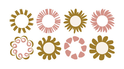 Chamomile daisy big set