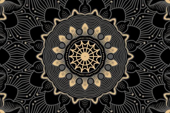 mandala design illustration for background