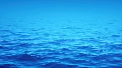 Naklejka premium Softly rendered blue tones of a serene oceanic backdrop with gentle ripples and waves, tranquil ocean, watercolor art, soothing colors