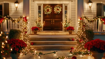 Holiday Lights: Beautiful, twinkling lights on homes and trees illuminate the holiday season, filling the air with a sense of warmth and festive magic.
