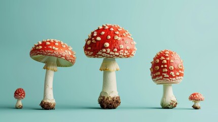 Obraz premium Mushroom captured on a calm background, awesome natural mushroom. Background gentle, mushroom pronounced.