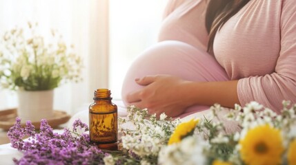 TCM for postpartum care, featuring gentle herbal remedies and acupuncture for recovery and holistic maternal health