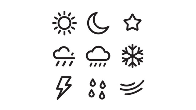 weather icons set