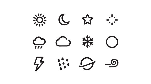 weather icons set