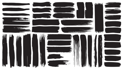 Grunge vector brush. Abstract black spots on a white background