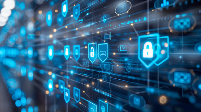 Digital safety concerns highlighted by cybersecurity threats, showcasing the challenges and vulnerabilities in protecting online information and systems.