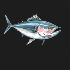 Obraz premium an AI Image Generator, a Tuna Fish