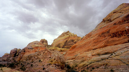 Fototapeta premium Valley of Fire State Park Nevada landscape rock formations