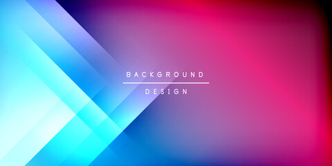 Obraz premium Dynamic shadow lines geometric shapes