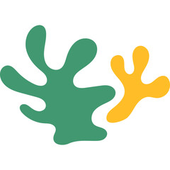 Abstract Matisse Leaves