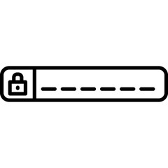 Password Icon Line