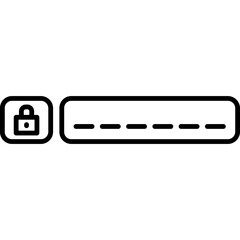 Password Icon Line
