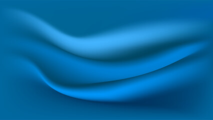 ABSTRACT BACKGROUND ELEGANT BLUE GRADIENT MESH SMOOTH LIQUID COLORFUL WITH WAVY LINES DESIGN VECTOR TEMPLATE GOOD FOR MODERN WEBSITE, WALLPAPER, COVER DESIGN 