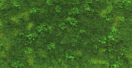 Fototapeta premium vibrant green grass texture lush landscape turf garden