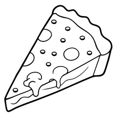 cheese pizza illustration