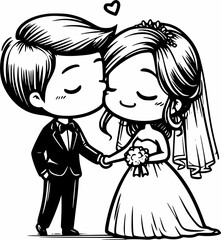 wedding svg bride and groom clipart, hand drawn wedding couple vector, just married car clipart png, valentine clipart stick figure doodles,cute kids wedding clipart png svg romantic couple silhouette