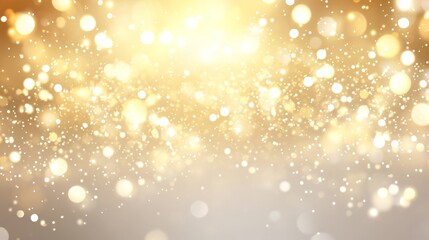 Captivating golden sparkles abstract background digital art soft focus aesthetic illumination concept for visual appeal