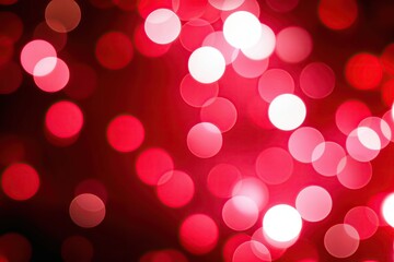 Gleaming Red Luminous Bokeh Effect for Bold Abstract Illumination