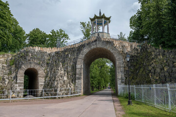Big whim. An old architectural complex on the border of the Catherine and Alexander parks of...