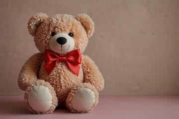 Obraz premium bear, toy, teddy, christmas, animal, love, soft, gift, teddy bear, object, fluffy, isolated, heart, brown, child, plush, sitting, cuddly, childhood, stuffed, holiday, fur, doll, furry, hat