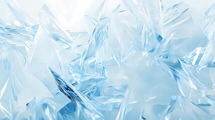 Obraz premium digital technology ice texture poster background