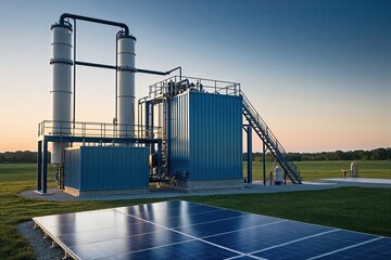 High-Tech Hydrogen Processing Facility Boosting Renewable Energy and Sustainable Fuel Technology