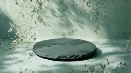 Stone Podium Mockup.